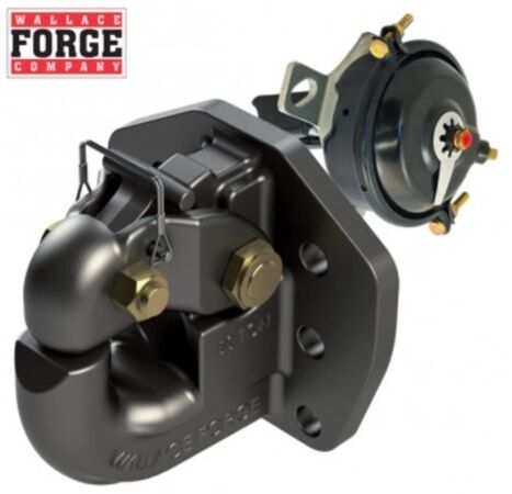 Wallace Forge 50t Rigid Pintle Hook with air chamber – 6 Bolt Pattern