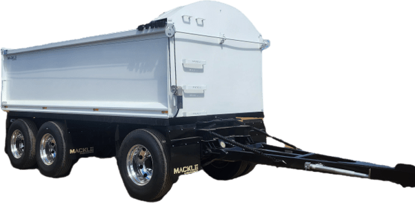 NEW MACKLE 3-Axle 45ton Spec HARDOX Body Dog Trailer