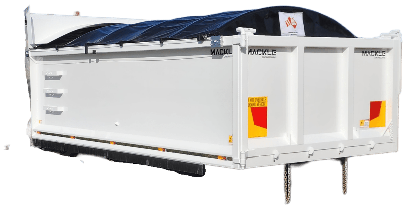 NEW MACKLE HEAVY RIGID TIPPER BODY AND ELECTRIC TARP (6 WHEELER) - Image 2